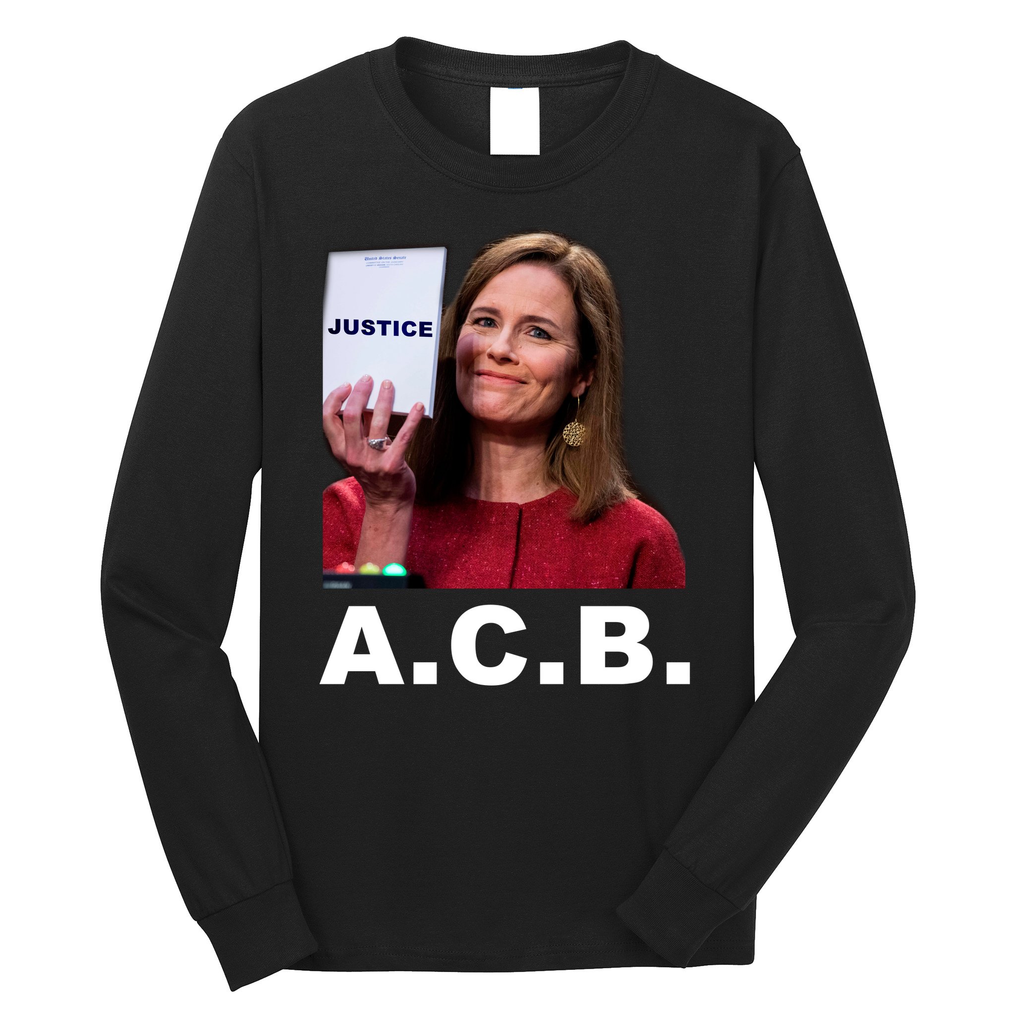 A.C.B. Justice Notepad Amy Barrett Long Sleeve Shirt