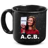 A.C.B. Justice Notepad Amy Barrett 15oz Campfire Ceramic Mug
