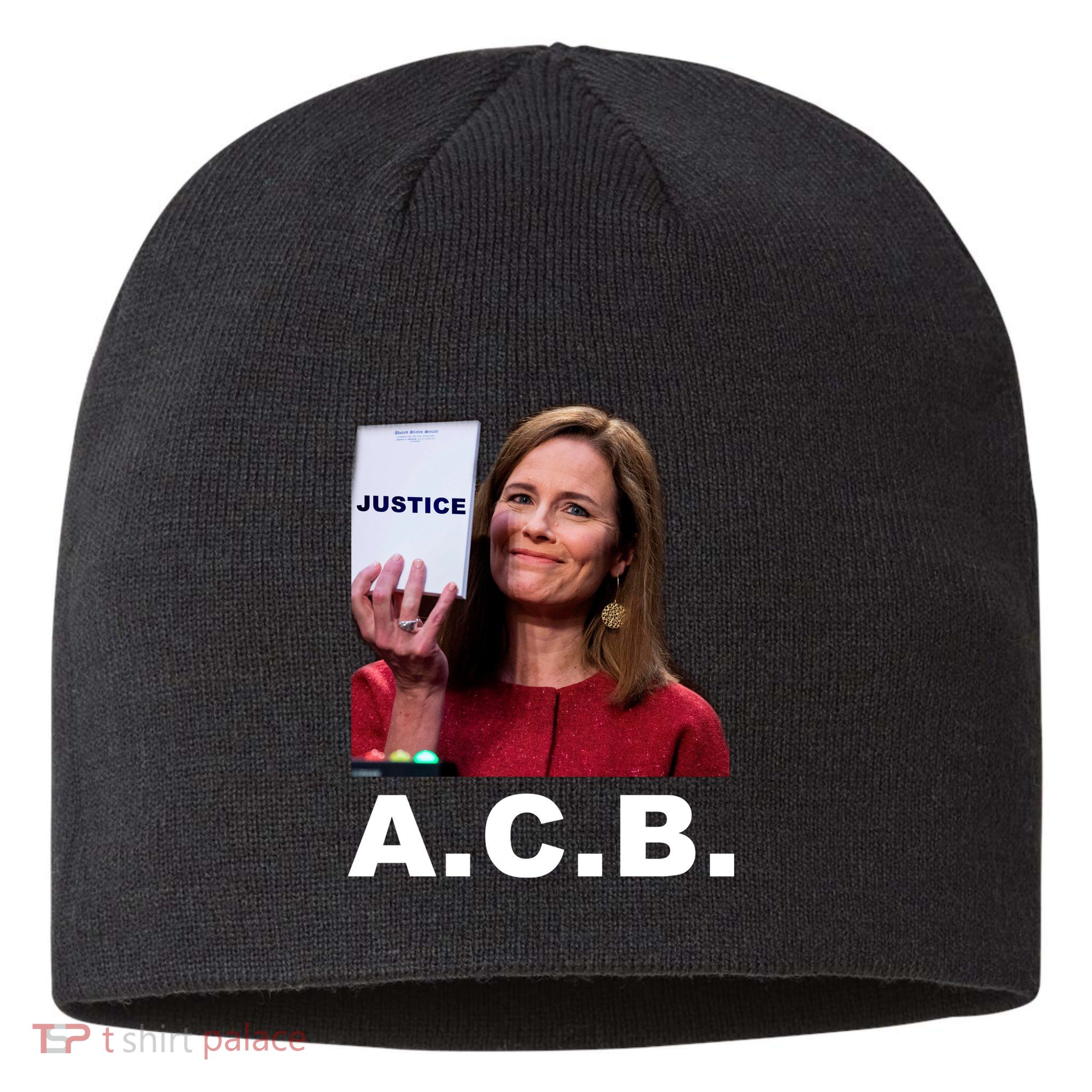 A.C.B. Justice Notepad Amy Barrett Sustainable Beanie