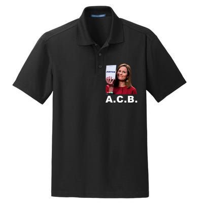 A.C.B. Justice Notepad Amy Barrett Dry Zone Grid Polo