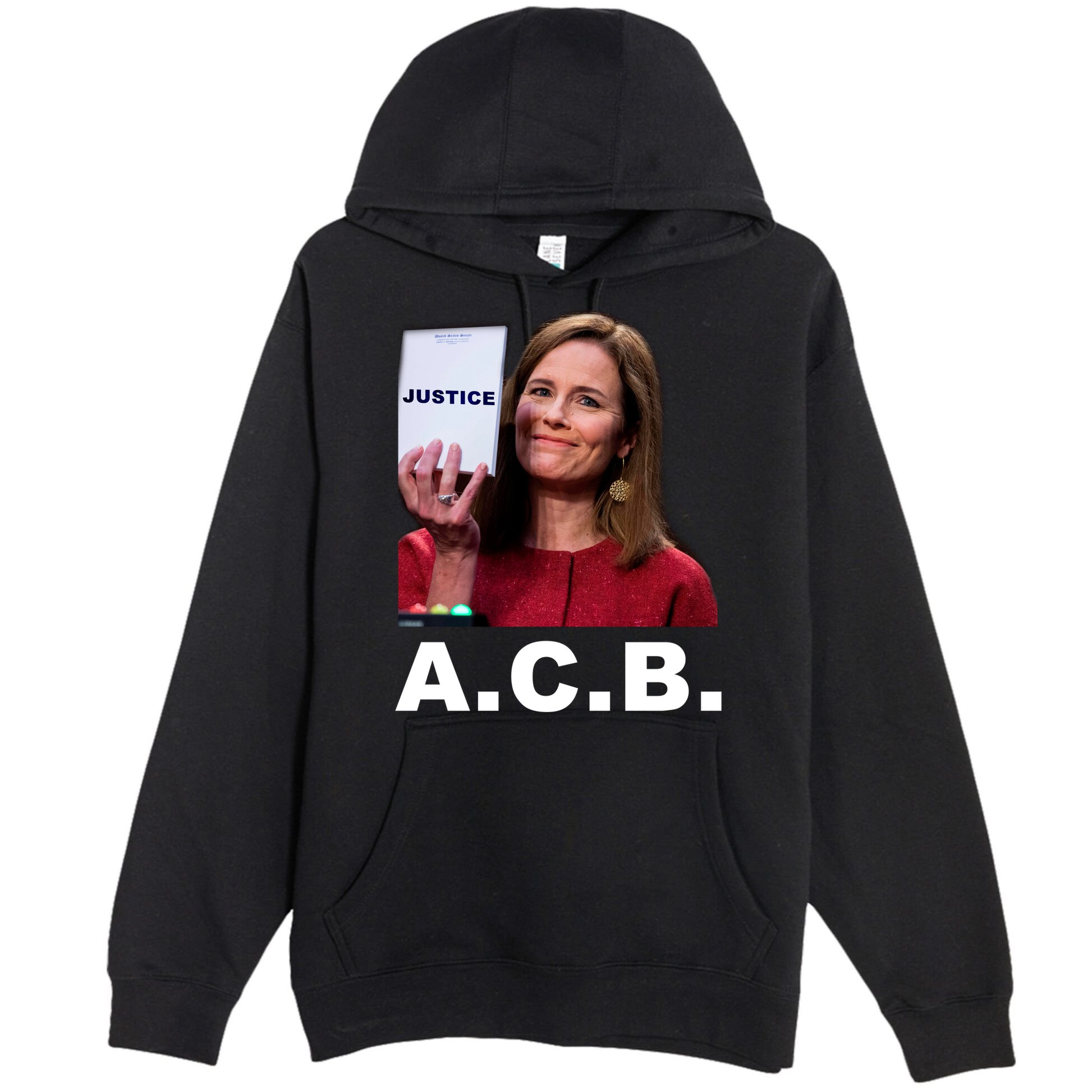 A.C.B. Justice Notepad Amy Barrett Premium Pullover Hoodie
