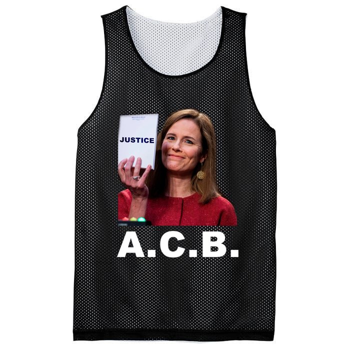 A.C.B. Justice Notepad Amy Barrett Mesh Reversible Basketball Jersey Tank