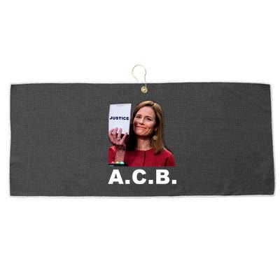 A.C.B. Justice Notepad Amy Barrett Large Microfiber Waffle Golf Towel
