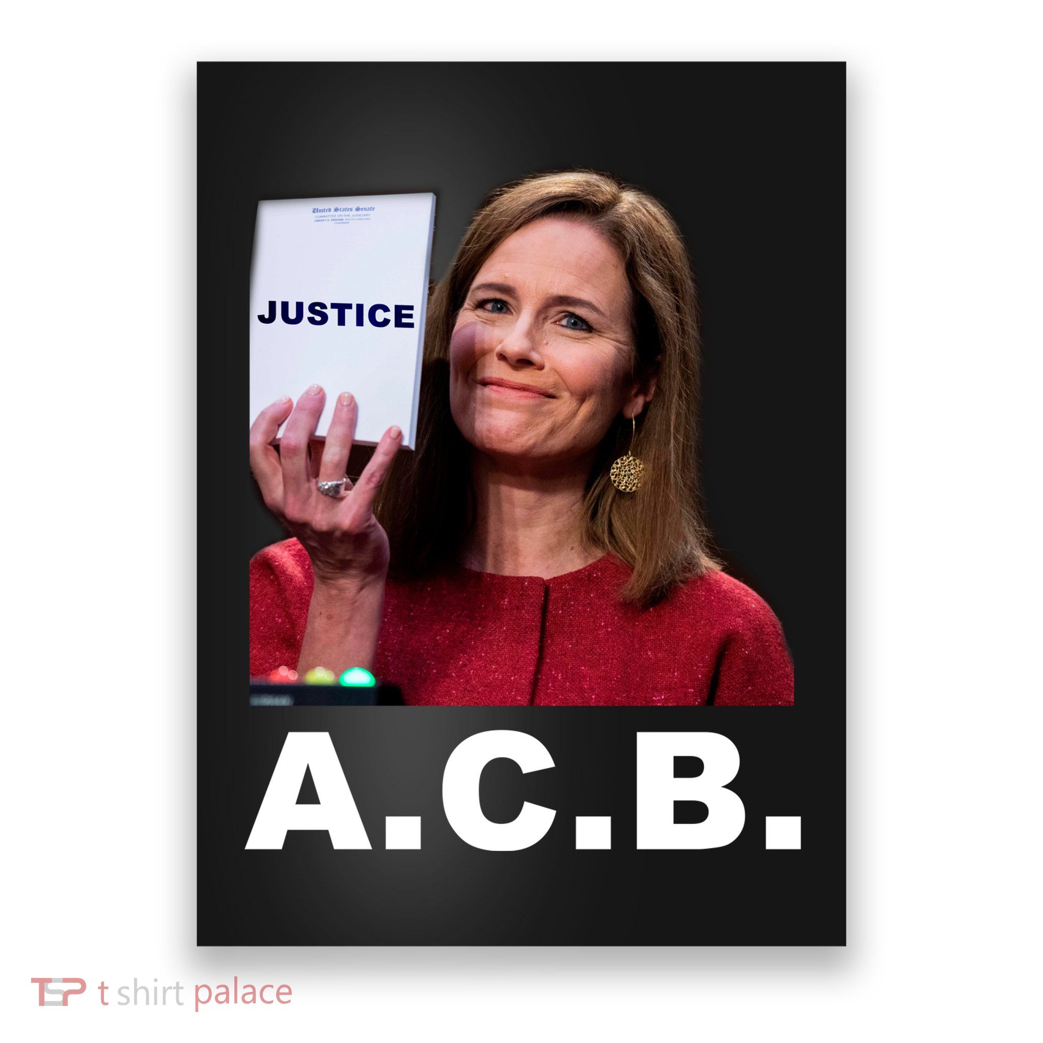 A.C.B. Justice Notepad Amy Barrett Poster