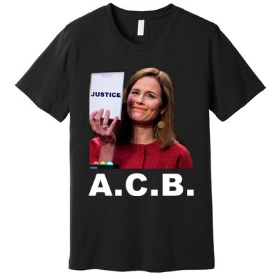 A.C.B. Justice Notepad Amy Barrett Premium T-Shirt