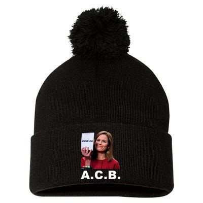 A.C.B. Justice Notepad Amy Barrett Pom Pom 12in Knit Beanie