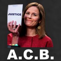 A.C.B. Justice Notepad Amy Barrett Trucker Hat