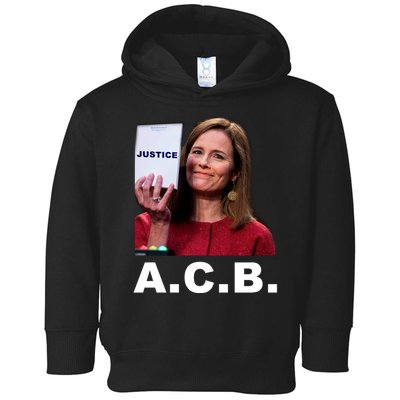 A.C.B. Justice Notepad Amy Barrett Toddler Hoodie