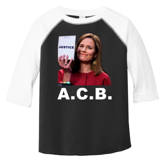 A.C.B. Justice Notepad Amy Barrett Toddler Fine Jersey T-Shirt