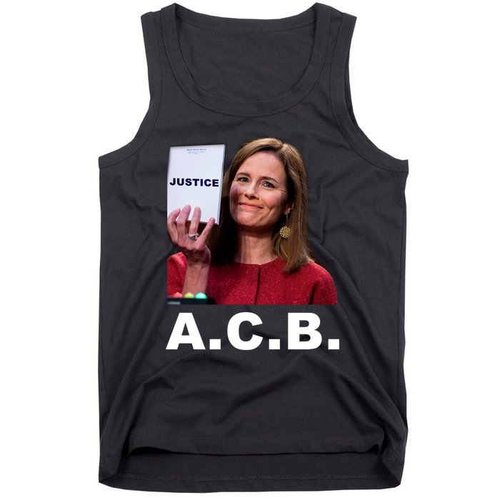 A.C.B. Justice Notepad Amy Barrett Tank Top