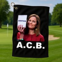 A.C.B. Justice Notepad Amy Barrett Golf Towel