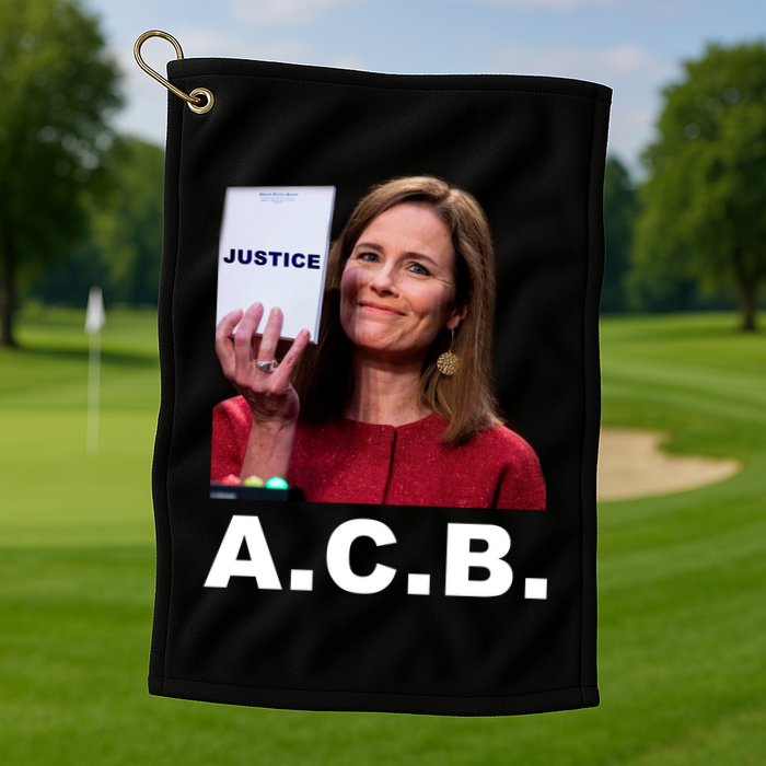 A.C.B. Justice Notepad Amy Barrett Golf Towel