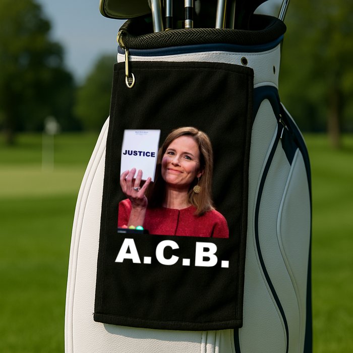 A.C.B. Justice Notepad Amy Barrett Golf Towel