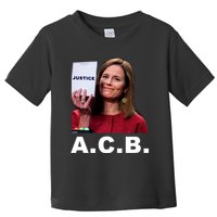 A.C.B. Justice Notepad Amy Barrett Toddler T-Shirt