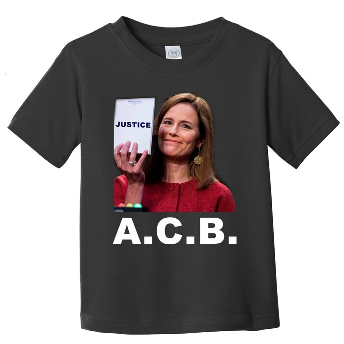 A.C.B. Justice Notepad Amy Barrett Toddler T-Shirt