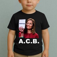 A.C.B. Justice Notepad Amy Barrett Toddler T-Shirt