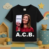 A.C.B. Justice Notepad Amy Barrett Toddler T-Shirt