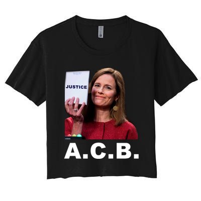 A.C.B. Justice Notepad Amy Barrett Crop Top