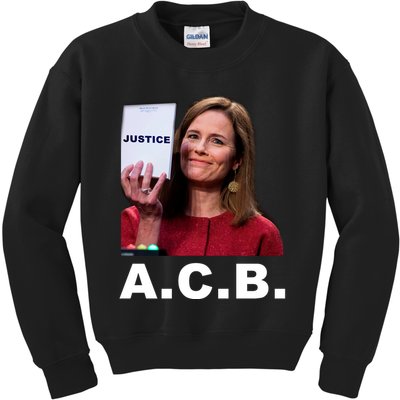 A.C.B. Justice Notepad Amy Barrett Kids Sweatshirt