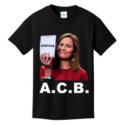 A.C.B. Justice Notepad Amy Barrett Kids T-Shirt