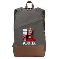 A.C.B. Justice Notepad Amy Barrett Cotton Canvas Backpack