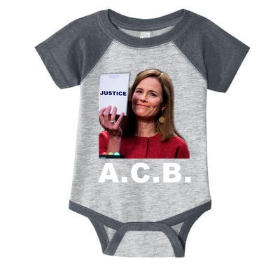 A.C.B. Justice Notepad Amy Barrett Infant Baby Jersey Bodysuit