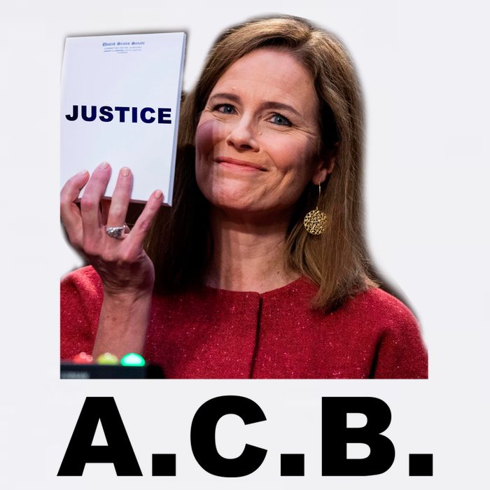 A.C.B. Justice Notepad Amy Barrett Garment-Dyed Sweatshirt