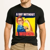 A Day Without A Woman Rosie Riveter WWII Poster Cooling Performance Crew T-Shirt