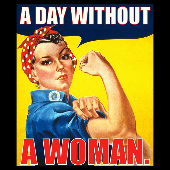 A Day Without A Woman Rosie Riveter WWII Poster 16 in Basic Backpack