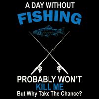 A Day Without Fishing Funny Mesh Reversible Basketball Jersey Tank