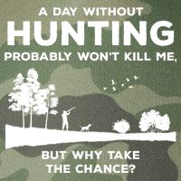 A Day Without Hunting Probably Won't Kill Me Legacy Tie Dye Trucker Hat