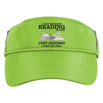 A Day Without Reading Adult Drive Performance Visor