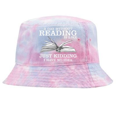 A Day Without Reading Tie-Dyed Bucket Hat