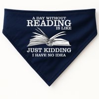 A Day Without Reading USA-Made Doggie Bandana