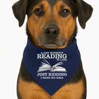 A Day Without Reading USA-Made Doggie Bandana