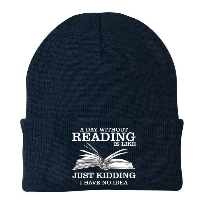 A Day Without Reading Knit Cap Winter Beanie