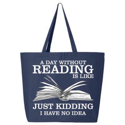 A Day Without Reading 25L Jumbo Tote