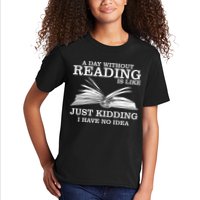 A Day Without Reading Kids T-Shirt