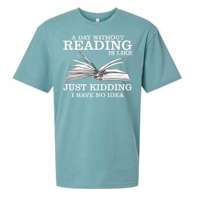 A Day Without Reading Sueded Cloud Jersey T-Shirt