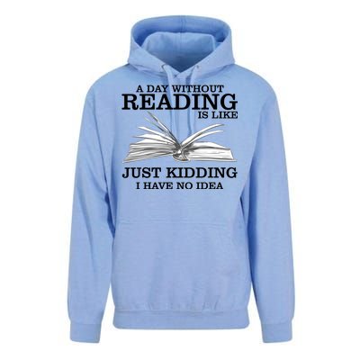 A Day Without Reading Unisex Surf Hoodie