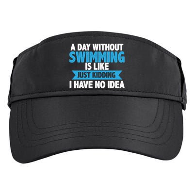 A Day Without Swimming  Adult Drive Performance Visor