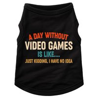 A Day Without Video Games Is Like Just Kidding I Have No Idea Doggie Tank