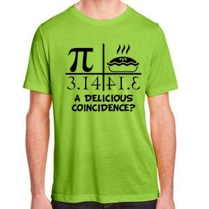 A Delicious Coincidence? Pi Day 3.14 Math Geek Adult ChromaSoft Performance T-Shirt