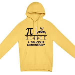 A Delicious Coincidence? Pi Day 3.14 Math Geek Premium Pullover Hoodie