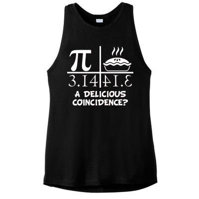 A Delicious Coincidence? Pi Day 3.14 Math Geek Ladies PosiCharge Tri-Blend Wicking Tank