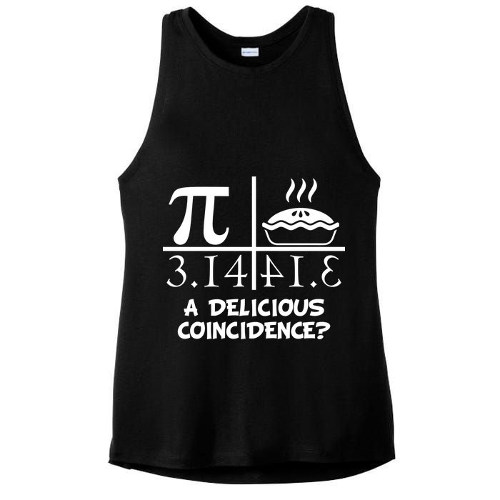 A Delicious Coincidence? Pi Day 3.14 Math Geek Ladies PosiCharge Tri-Blend Wicking Tank