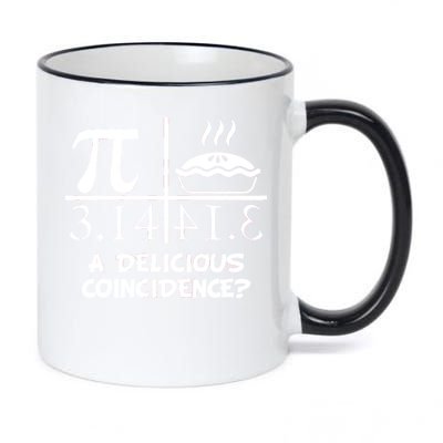 A Delicious Coincidence? Pi Day 3.14 Math Geek 11oz Black Color Changing Mug