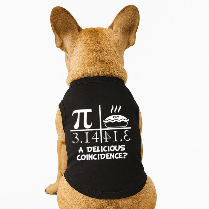 A Delicious Coincidence? Pi Day 3.14 Math Geek Doggie Tank