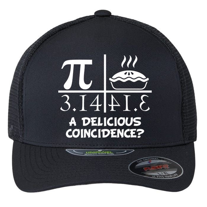 A Delicious Coincidence? Pi Day 3.14 Math Geek Flexfit Unipanel Trucker Cap