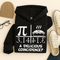 A Delicious Coincidence? Pi Day 3.14 Math Geek Hoodie